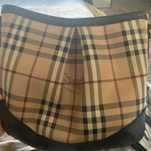 Burberry Medium Haymarket Crossbody and wallet